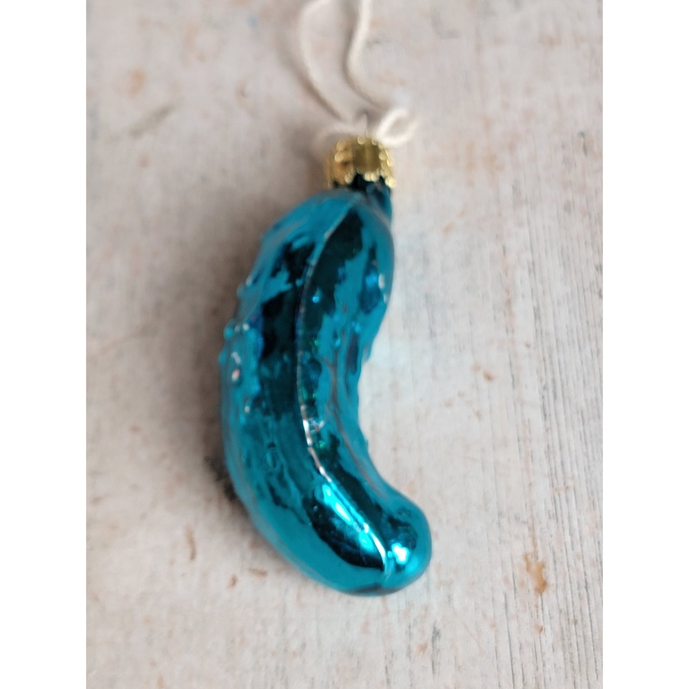 Christborn pickle glass unique vintage ornament Xmas home decor figure